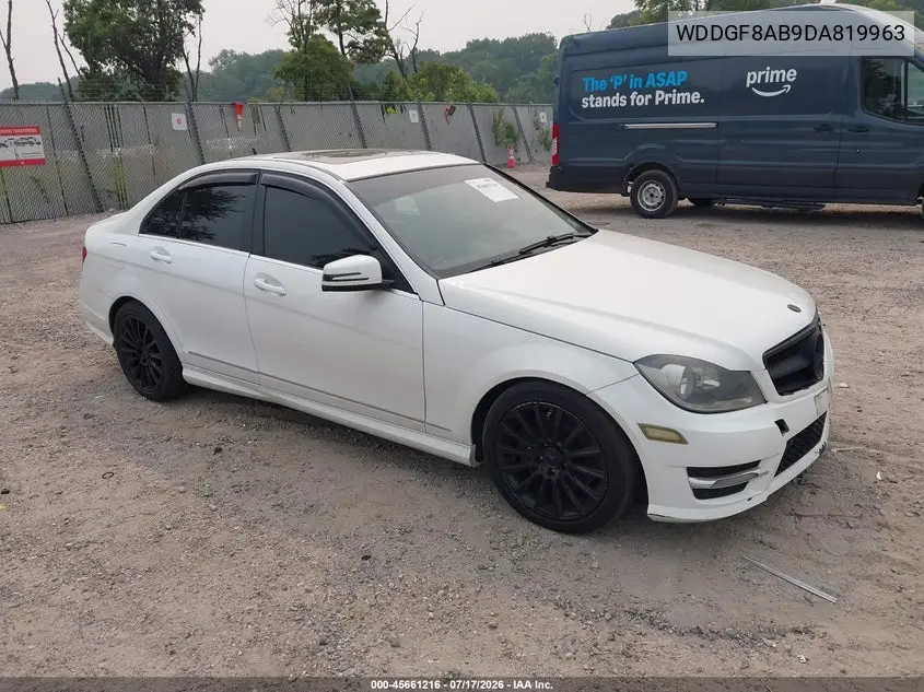 2013 Mercedes-Benz C 300 Sport 4Matic VIN: WDDGF8AB9DA819963 Lot: 45661216