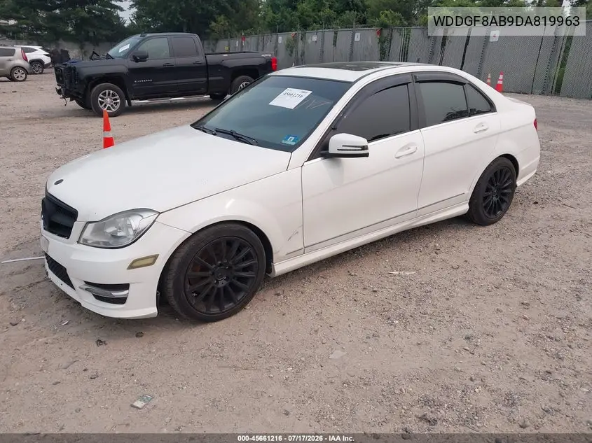 2013 Mercedes-Benz C 300 Sport 4Matic VIN: WDDGF8AB9DA819963 Lot: 45661216