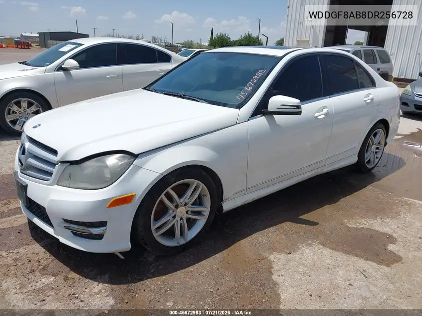 2013 Mercedes-Benz C 300 Sport 4Matic VIN: WDDGF8AB8DR256728 Lot: 45672983