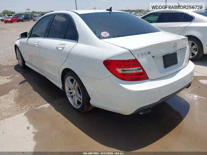 2013 Mercedes-Benz C 300 Sport 4Matic VIN: WDDGF8AB8DR256728 Lot: 45672983