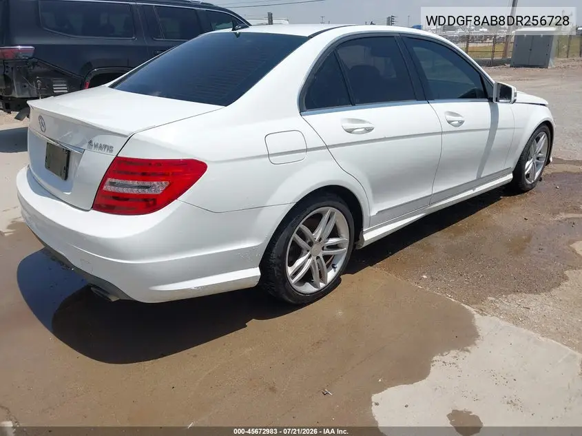 2013 Mercedes-Benz C 300 Sport 4Matic VIN: WDDGF8AB8DR256728 Lot: 45672983