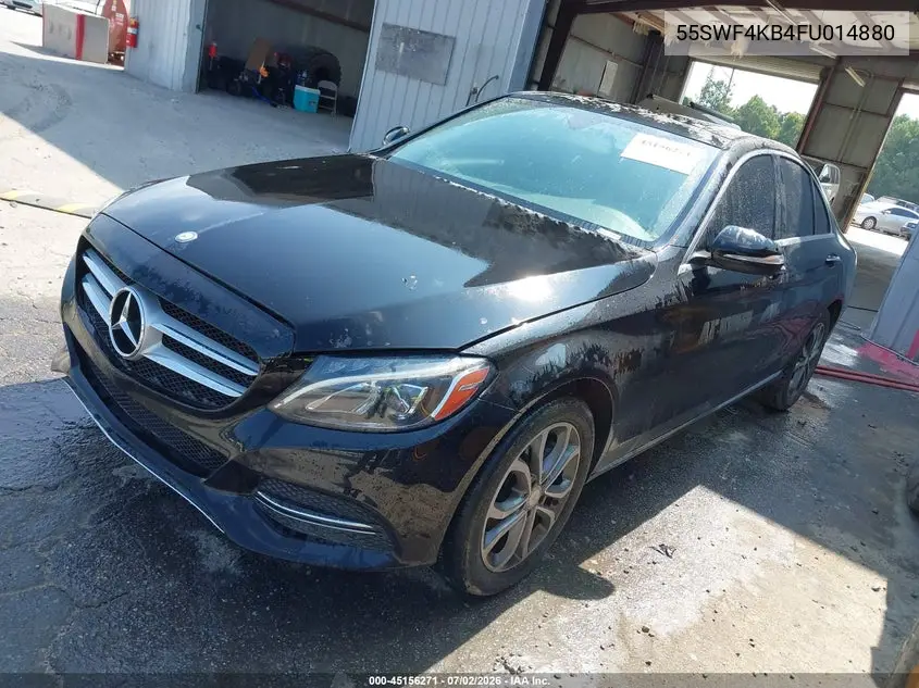 2015 Mercedes-Benz C 300 4Matic/Luxury 4Matic/Sport 4Matic VIN: 55SWF4KB4FU014880 Lot: 45156271