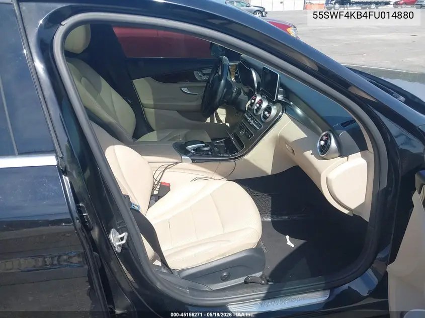 2015 Mercedes-Benz C 300 4Matic/Luxury 4Matic/Sport 4Matic VIN: 55SWF4KB4FU014880 Lot: 45156271