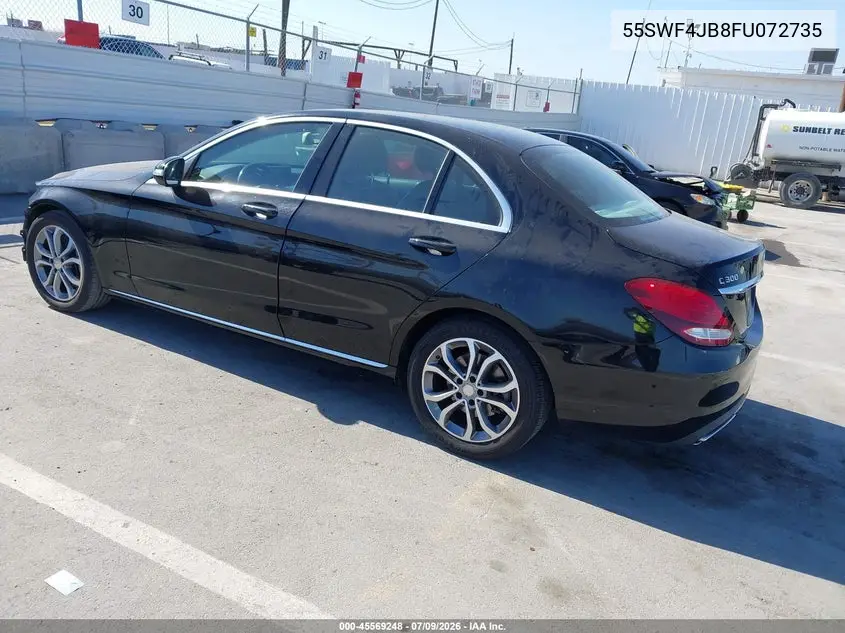2015 Mercedes-Benz C 300 VIN: 55SWF4JB8FU072735 Lot: 45569248
