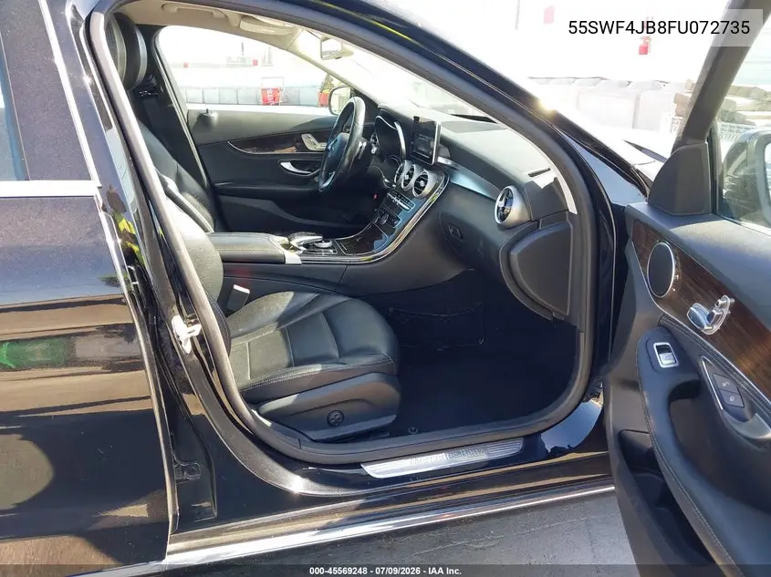 2015 Mercedes-Benz C 300 VIN: 55SWF4JB8FU072735 Lot: 45569248