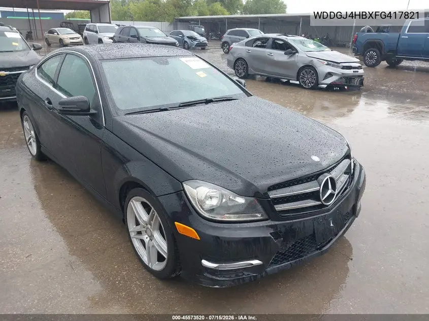 2015 Mercedes-Benz C 250 VIN: WDDGJ4HBXFG417821 Lot: 45573520