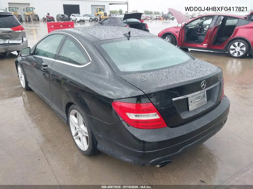 2015 Mercedes-Benz C 250 VIN: WDDGJ4HBXFG417821 Lot: 45573520