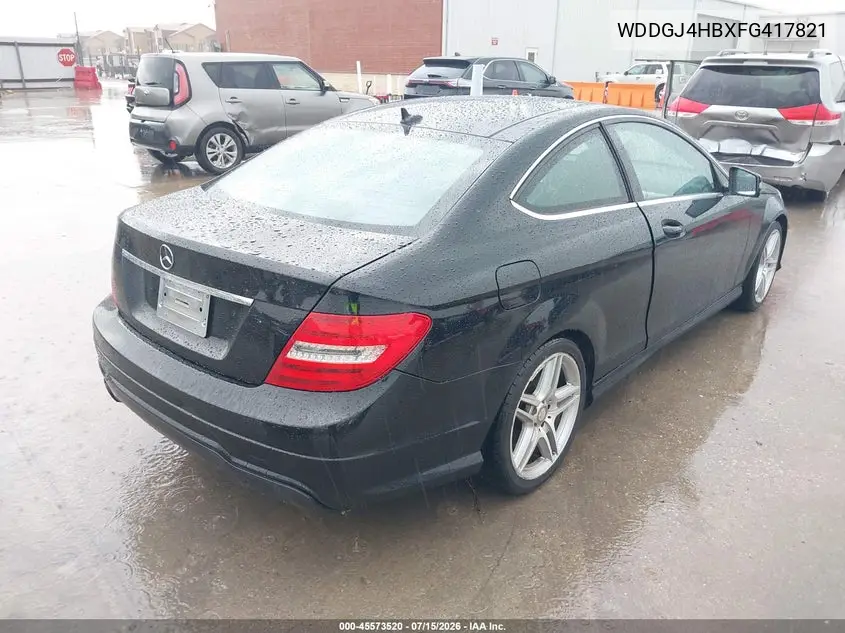 2015 Mercedes-Benz C 250 VIN: WDDGJ4HBXFG417821 Lot: 45573520