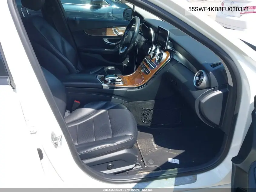 2015 Mercedes-Benz C 300 4Matic VIN: 55SWF4KB8FU030371 Lot: 45582329