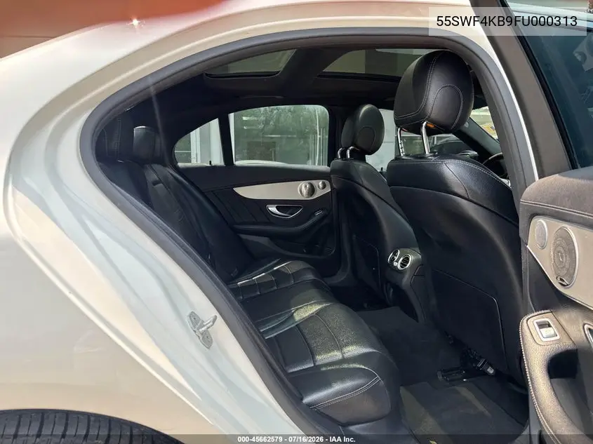 2015 Mercedes-Benz C 300 Sport 4Matic VIN: 55SWF4KB9FU000313 Lot: 45662579