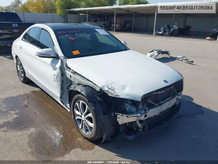 55SWF4KB5GU109384 2016 Mercedes-Benz C 300 4Matic
