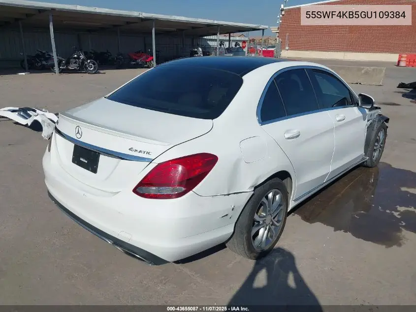 55SWF4KB5GU109384 2016 Mercedes-Benz C 300 4Matic