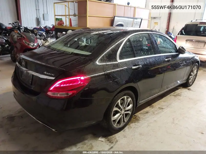 55SWF4KB6GU171070 2016 Mercedes-Benz C 300 4Matic