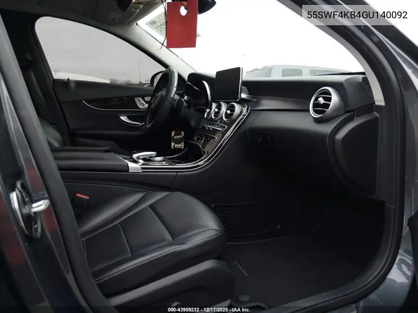 55SWF4KB4GU140092 2016 Mercedes-Benz C 300 4Matic
