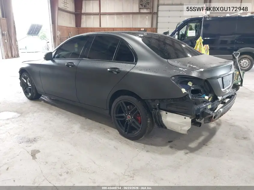 2016 Mercedes-Benz C 300 4Matic VIN: 55SWF4KBXGU172948 Lot: 45446734