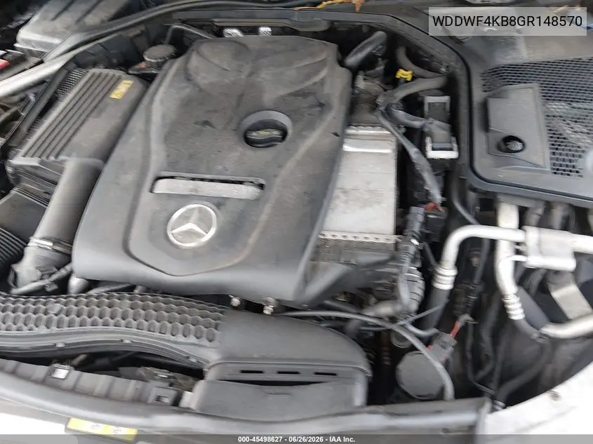 2016 Mercedes-Benz C 300 4Matic VIN: WDDWF4KB8GR148570 Lot: 45498627