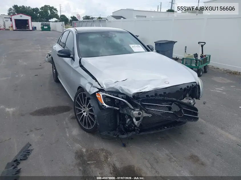 2016 Mercedes-Benz C 300 Sport VIN: 55SWF4JBXGU156606 Lot: 45575906