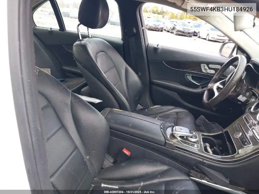 55SWF4KB3HU184926 2017 Mercedes-Benz C 300 4Matic