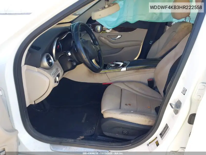 WDDWF4KB3HR222558 2017 Mercedes-Benz C 300 4Matic