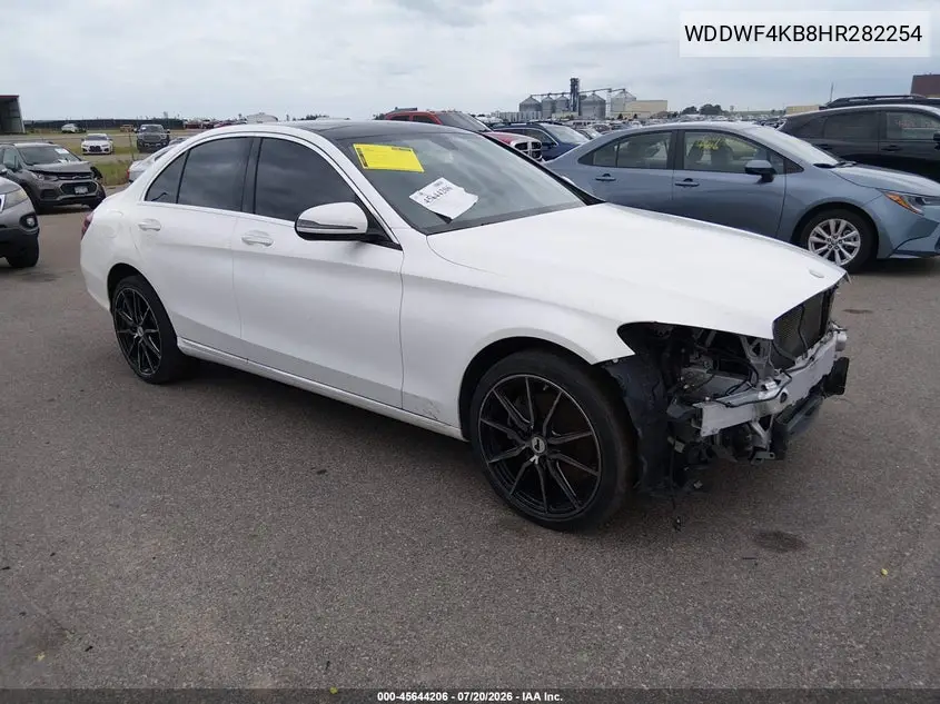 2017 Mercedes-Benz C 300 4Matic VIN: WDDWF4KB8HR282254 Lot: 45644206