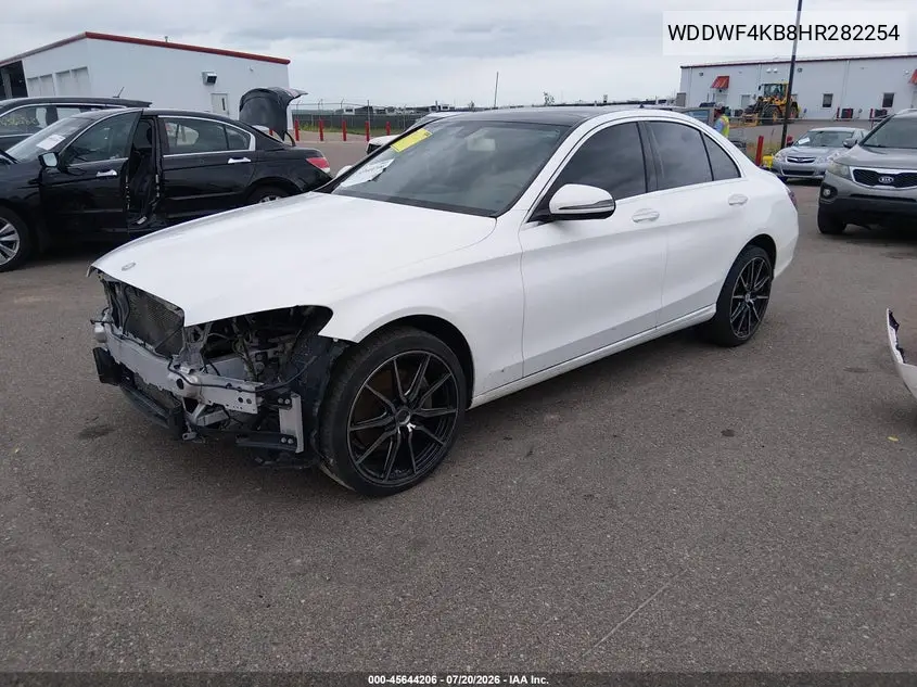 2017 Mercedes-Benz C 300 4Matic VIN: WDDWF4KB8HR282254 Lot: 45644206