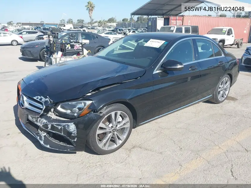 2017 Mercedes-Benz C 300 VIN: 55SWF4JB1HU224048 Lot: 45652962