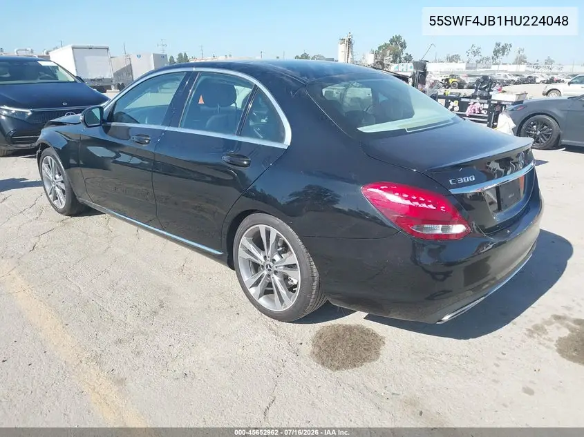 2017 Mercedes-Benz C 300 VIN: 55SWF4JB1HU224048 Lot: 45652962