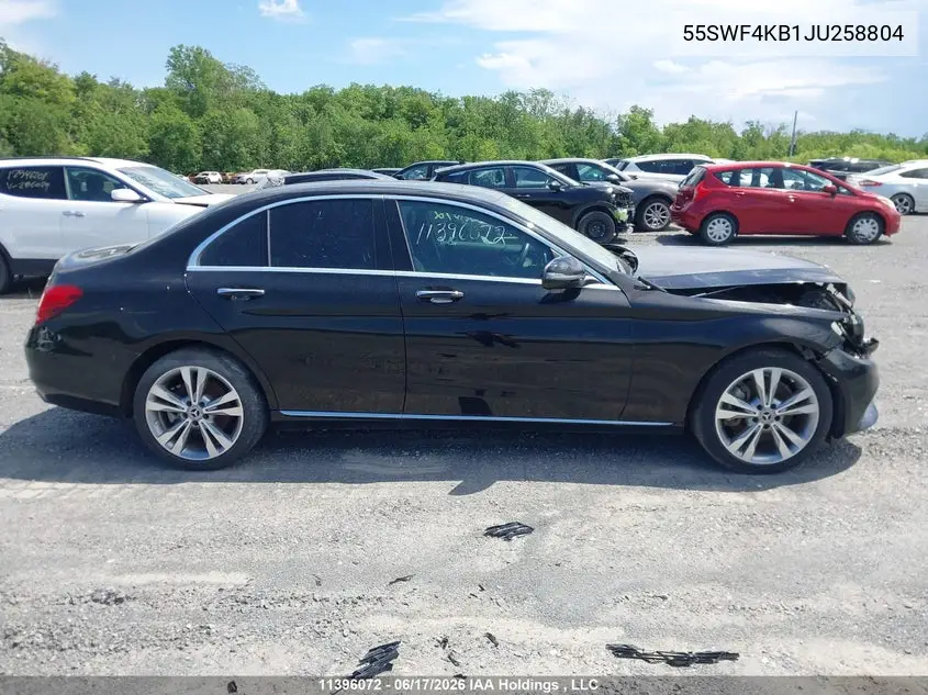 55SWF4KB1JU258804 2018 Mercedes-Benz C 300 4Matic