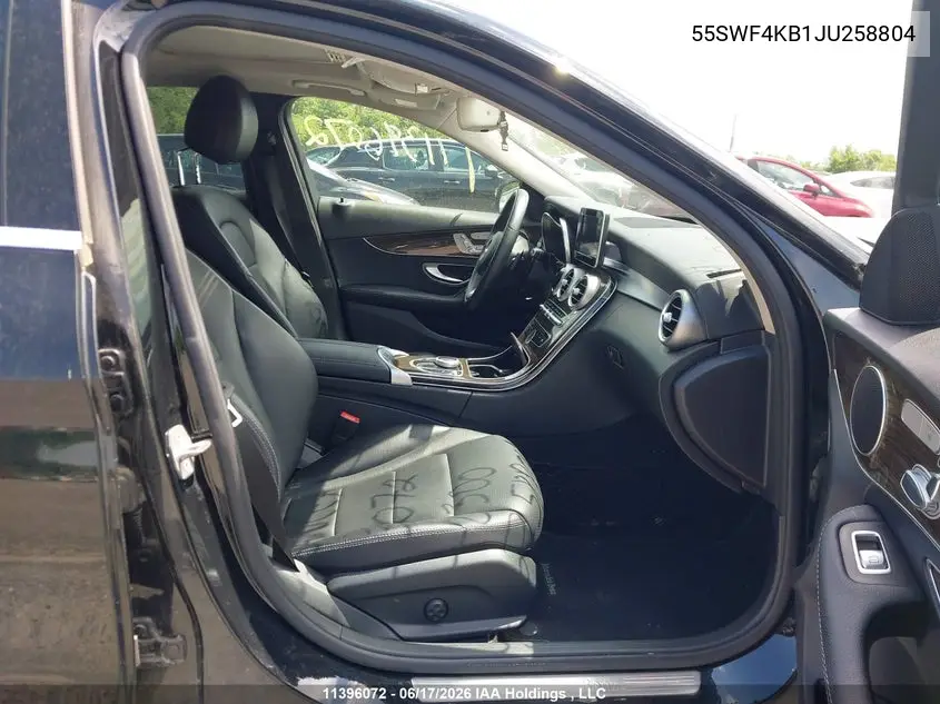55SWF4KB1JU258804 2018 Mercedes-Benz C 300 4Matic