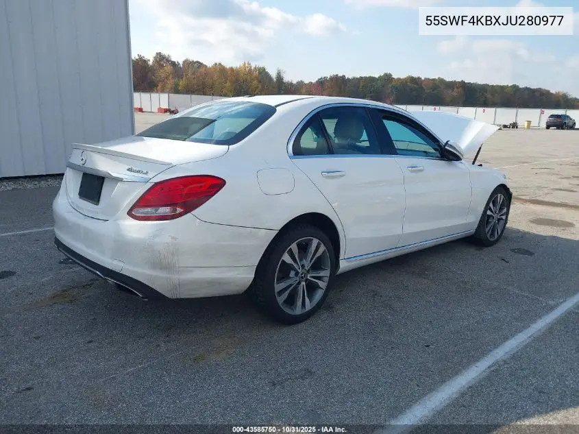 55SWF4KBXJU280977 2018 Mercedes-Benz C 300 4Matic