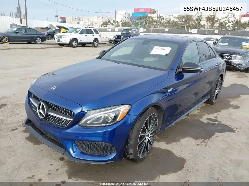 55SWF4JB5JU245457 2018 Mercedes-Benz C 300