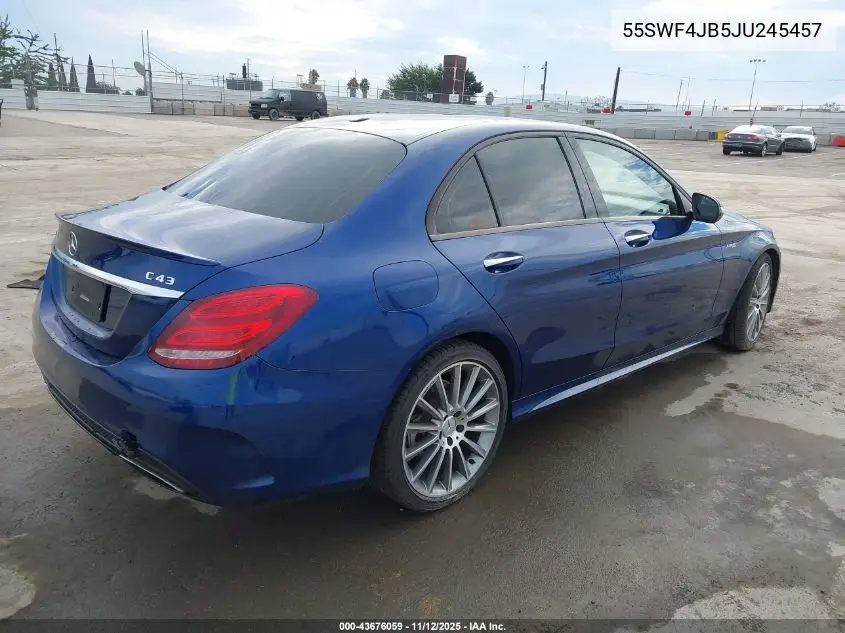 55SWF4JB5JU245457 2018 Mercedes-Benz C 300