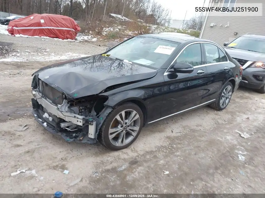 55SWF4KB6JU251900 2018 Mercedes-Benz C 300 4Matic