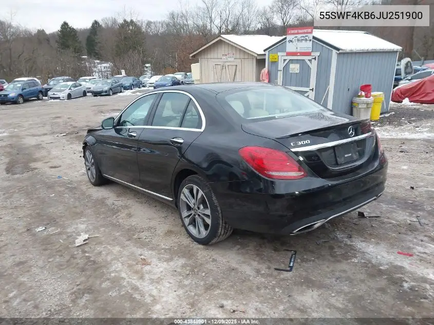 55SWF4KB6JU251900 2018 Mercedes-Benz C 300 4Matic