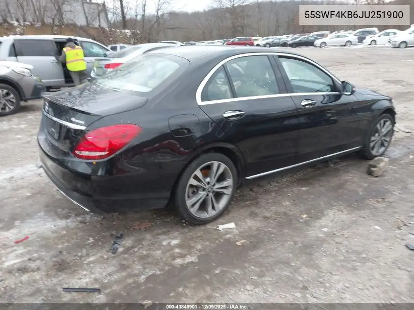 55SWF4KB6JU251900 2018 Mercedes-Benz C 300 4Matic