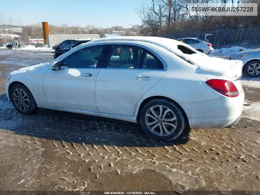 55SWF4KB8JU257228 2018 Mercedes-Benz C 300 4Matic