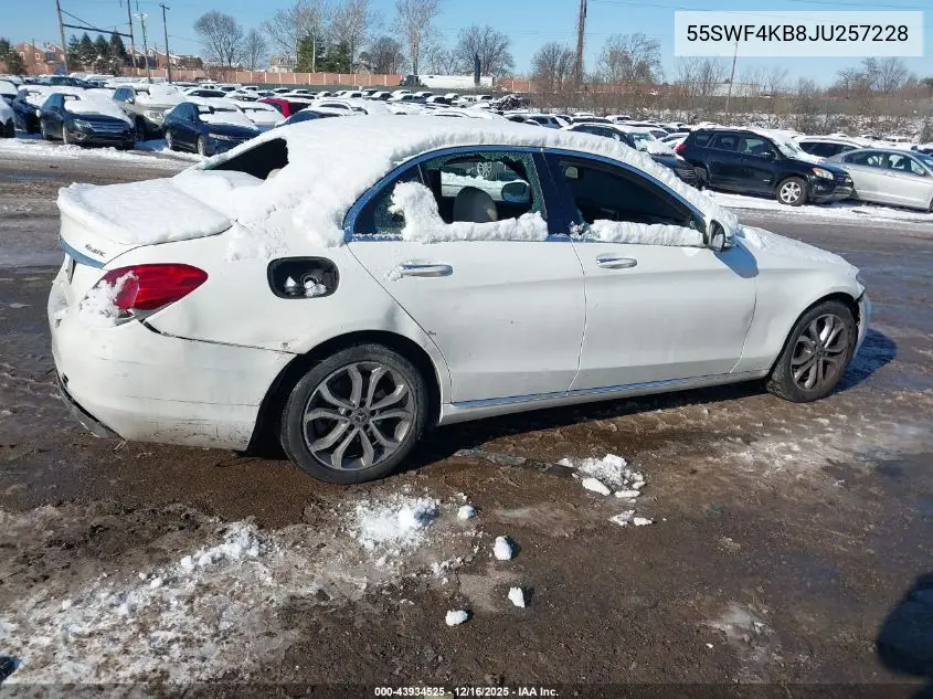 55SWF4KB8JU257228 2018 Mercedes-Benz C 300 4Matic