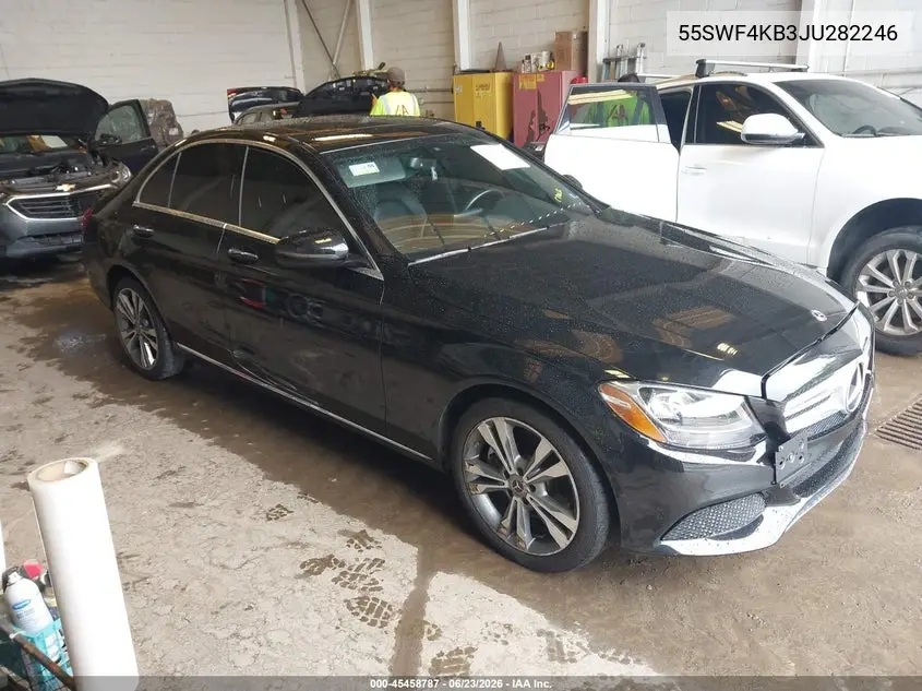 2018 Mercedes-Benz C 300 4Matic VIN: 55SWF4KB3JU282246 Lot: 45458787