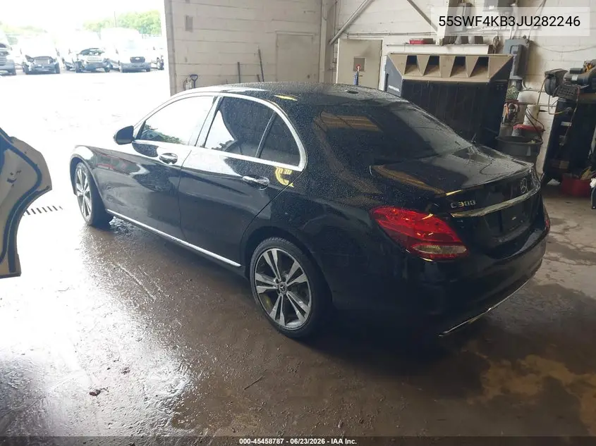 2018 Mercedes-Benz C 300 4Matic VIN: 55SWF4KB3JU282246 Lot: 45458787