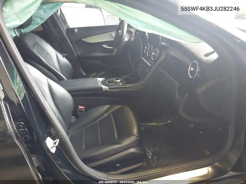 2018 Mercedes-Benz C 300 4Matic VIN: 55SWF4KB3JU282246 Lot: 45458787