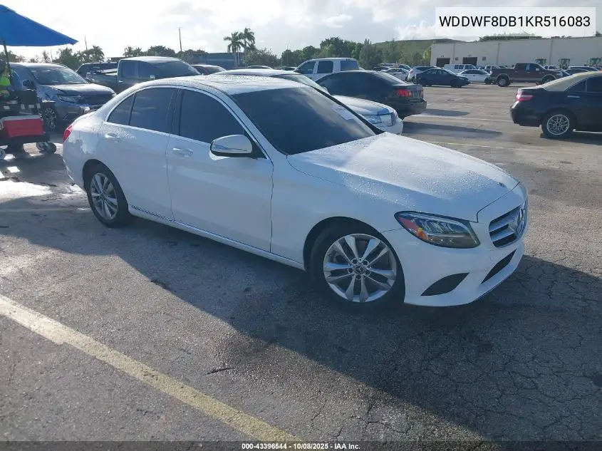 WDDWF8DB1KR516083 2019 Mercedes-Benz C 300