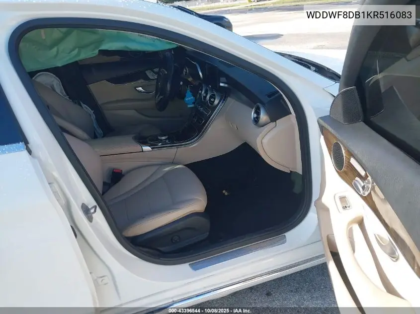 WDDWF8DB1KR516083 2019 Mercedes-Benz C 300