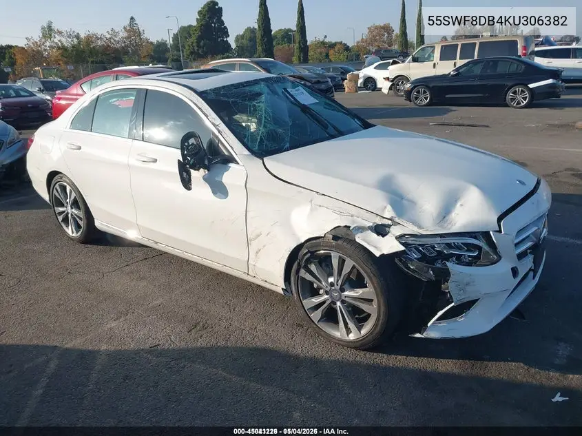 55SWF8DB4KU306382 2019 Mercedes-Benz C 300