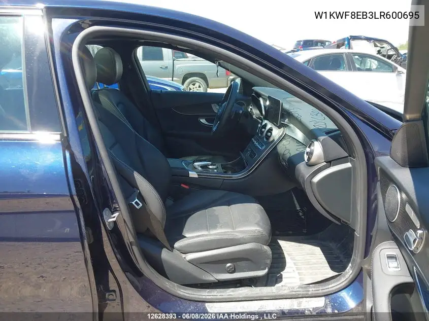 2020 Mercedes-Benz C 300 4Matic VIN: W1KWF8EB3LR600695 Lot: 12628393