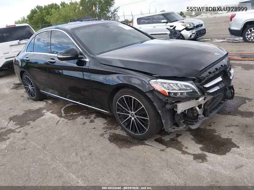 2020 Mercedes-Benz C 300 VIN: 55SWF8DBXLU328999 Lot: 45323440