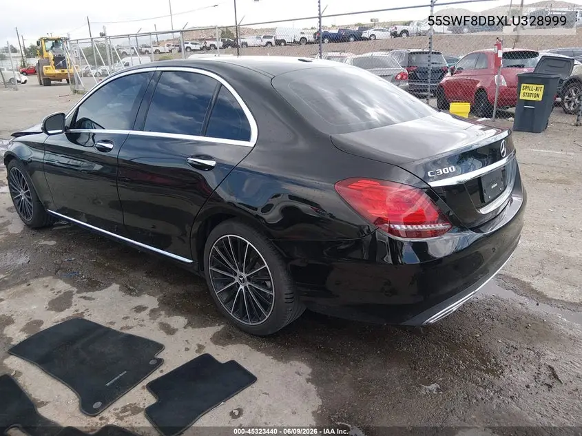 2020 Mercedes-Benz C 300 VIN: 55SWF8DBXLU328999 Lot: 45323440