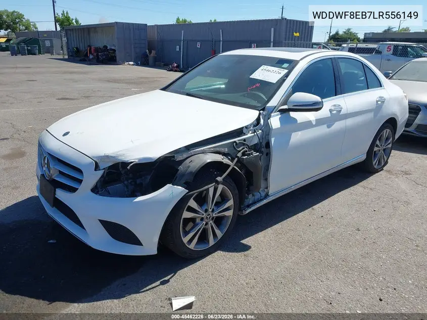 2020 Mercedes-Benz C 300 4Matic VIN: WDDWF8EB7LR556149 Lot: 45462226