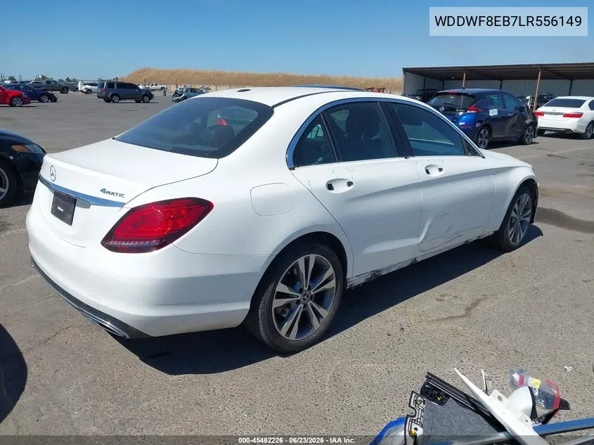 2020 Mercedes-Benz C 300 4Matic VIN: WDDWF8EB7LR556149 Lot: 45462226