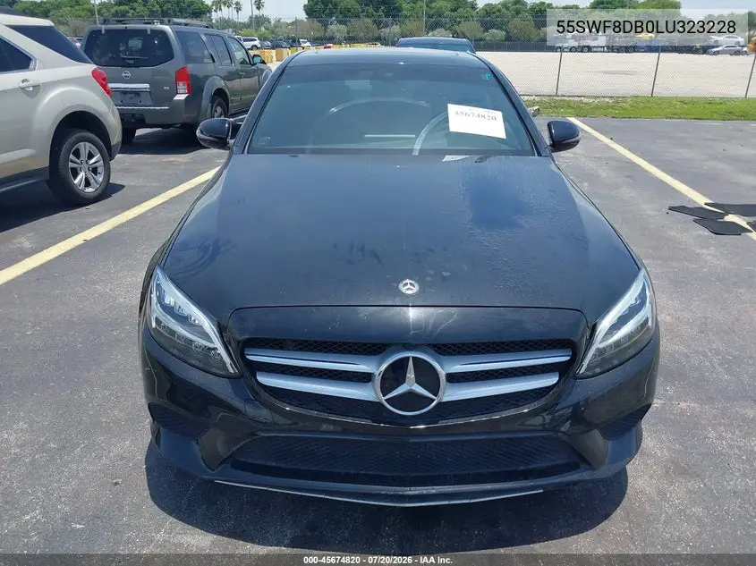 2020 Mercedes-Benz C 300 VIN: 55SWF8DB0LU323228 Lot: 45674820