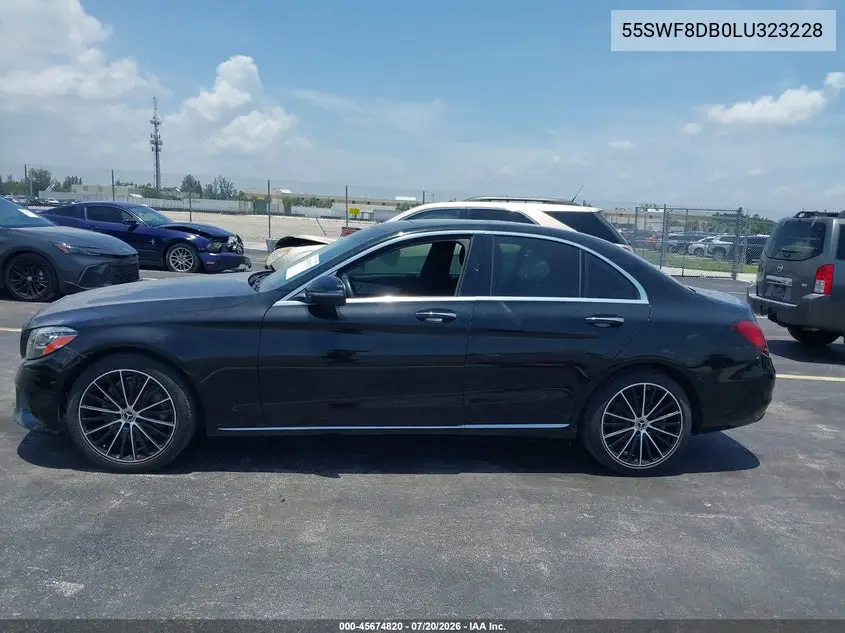 2020 Mercedes-Benz C 300 VIN: 55SWF8DB0LU323228 Lot: 45674820